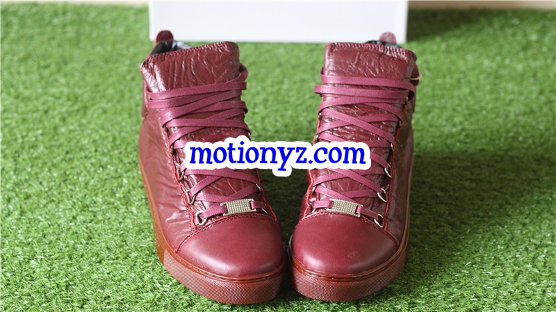 Balenciaga Arena Leather Red Wine